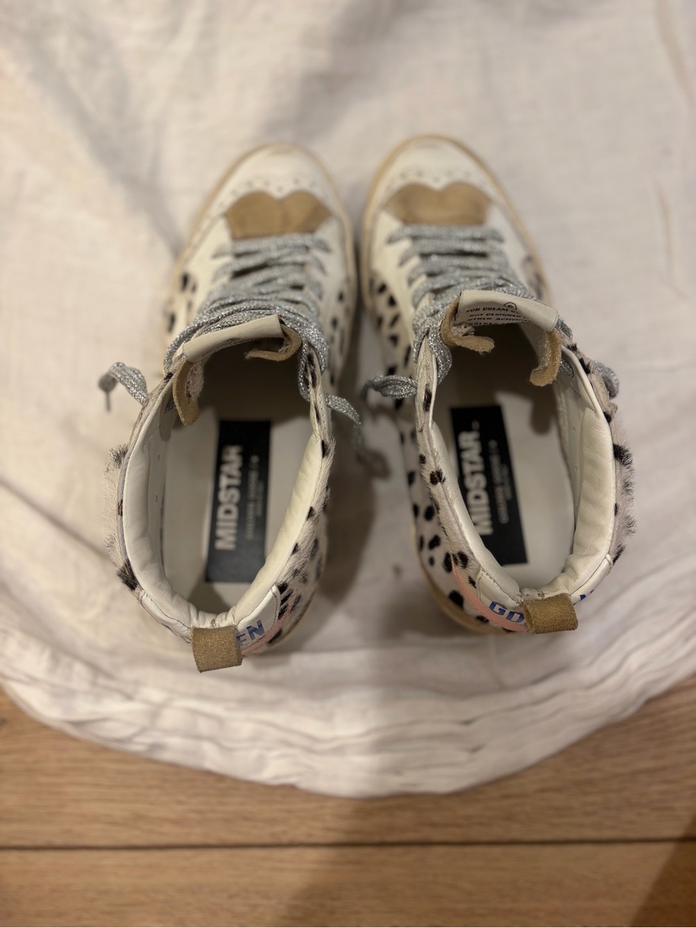 Golden Goose Mid Star Pony Hair Sneakers